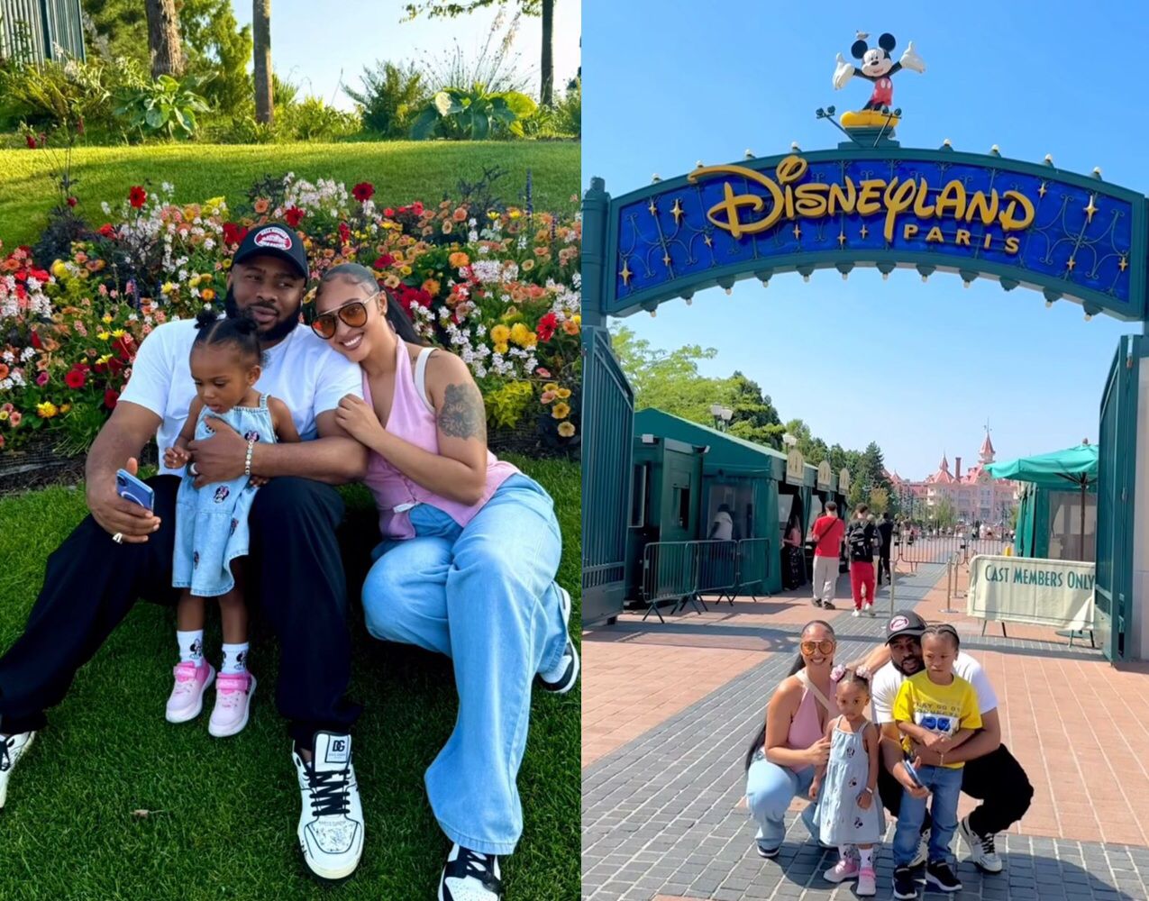 Rosy Meurer and Olakunle Churchill Melt Hearts with Adorable Family Moments at Disneyland Paris