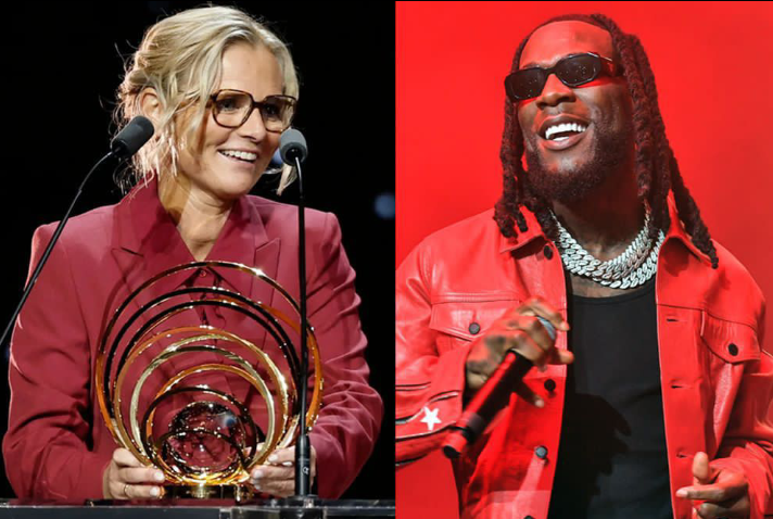 busterblog - Sarina Wiegman Lights Up Ballon d’Or Stage With Burna Boy Shoutout, Afrobeats Star Responds