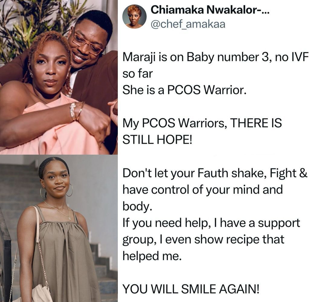 busterblog - Maraji’s Journey to Baby Number 3 Without IVF: Chef Amaka Encourages PCOS Warriors with Hopeful Message