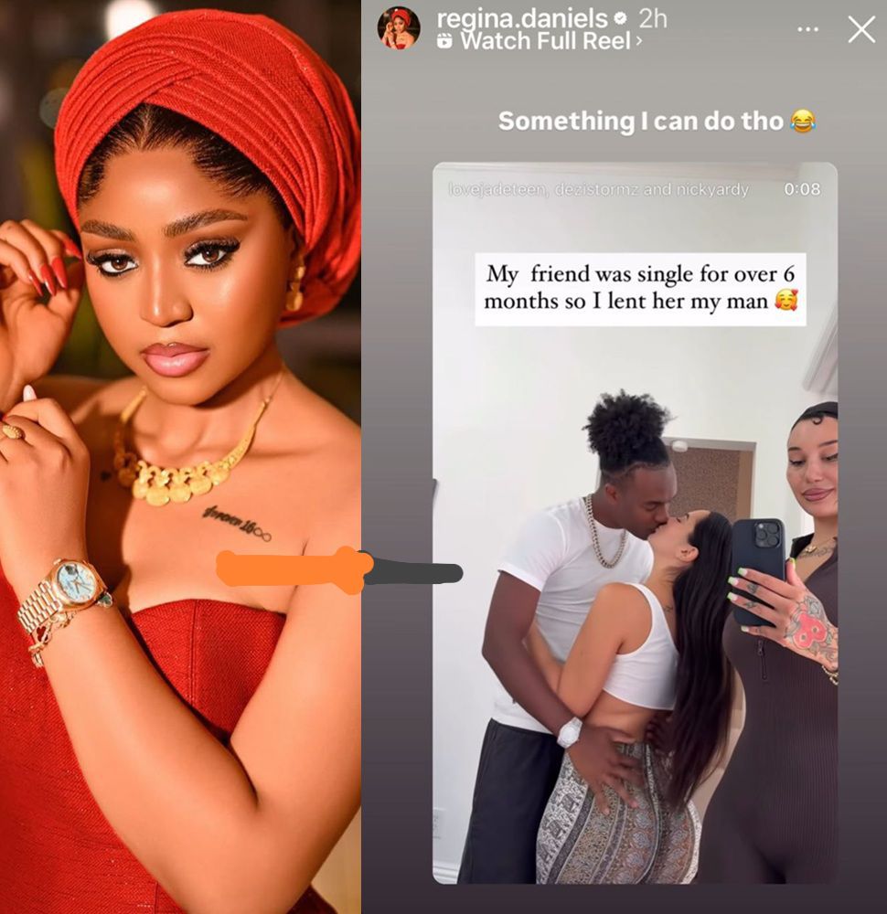 busterblog - “Something I Can Do” – Regina Daniels Sparks Reactions as She Responds to Viral Video of Woman Sharing Her Man with Her Single Friend