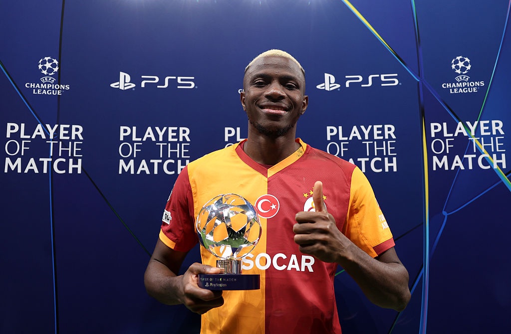 Victor Osimhen Makes History as First Nigerian to Score 10 UEFA Champions League Goals