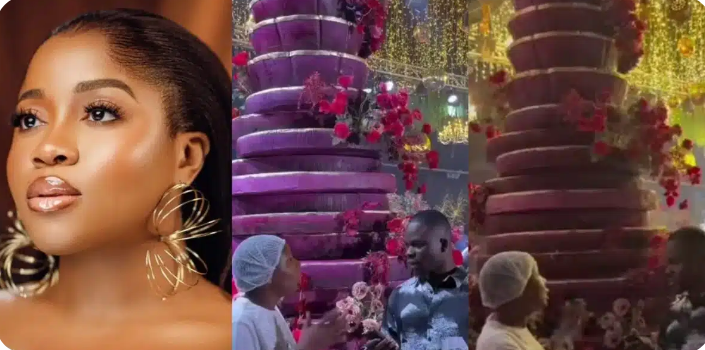 busterblog - “Africa’s Tallest Cake?”: Veekee James’ 18 Million Naira Birthday Cake Shocks the Internet