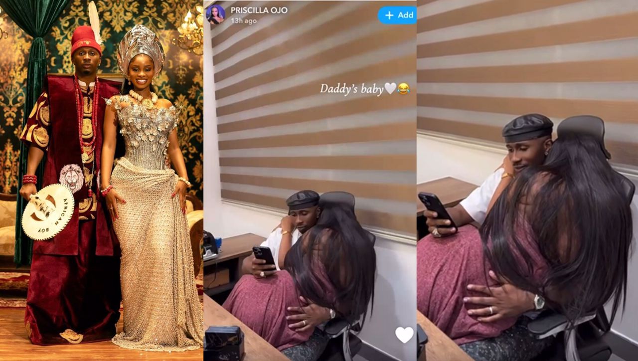 busterblog - “Daddy’s Baby”: Priscilla Ojo Sparks Buzz with Intimate Video of Her and Husband Juma Jux