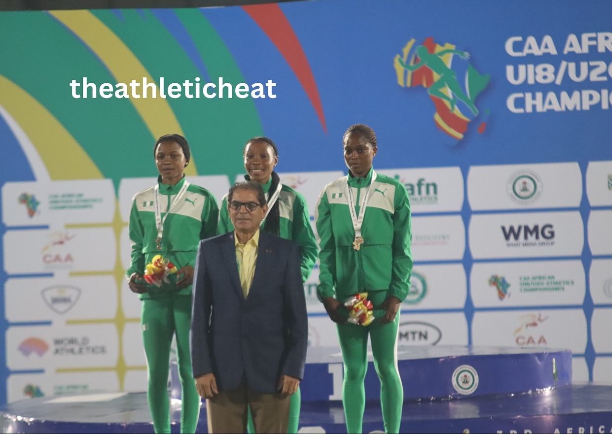 Golden Glory: Nigeria Dominates U18 Women’s 100m Final with Historic Clean Sweep