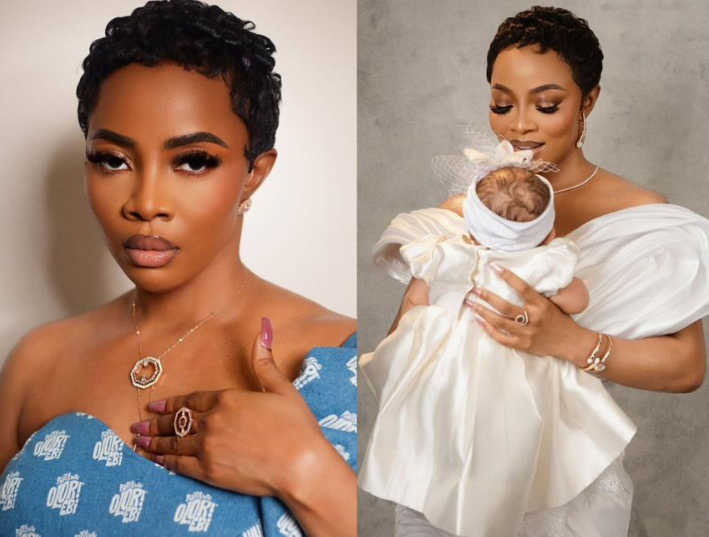 busterblog - “‘Mummy Yaya’ Is My New Identity”: Toke Makinwa Melts Hearts as She Embraces Her Sweet New Title