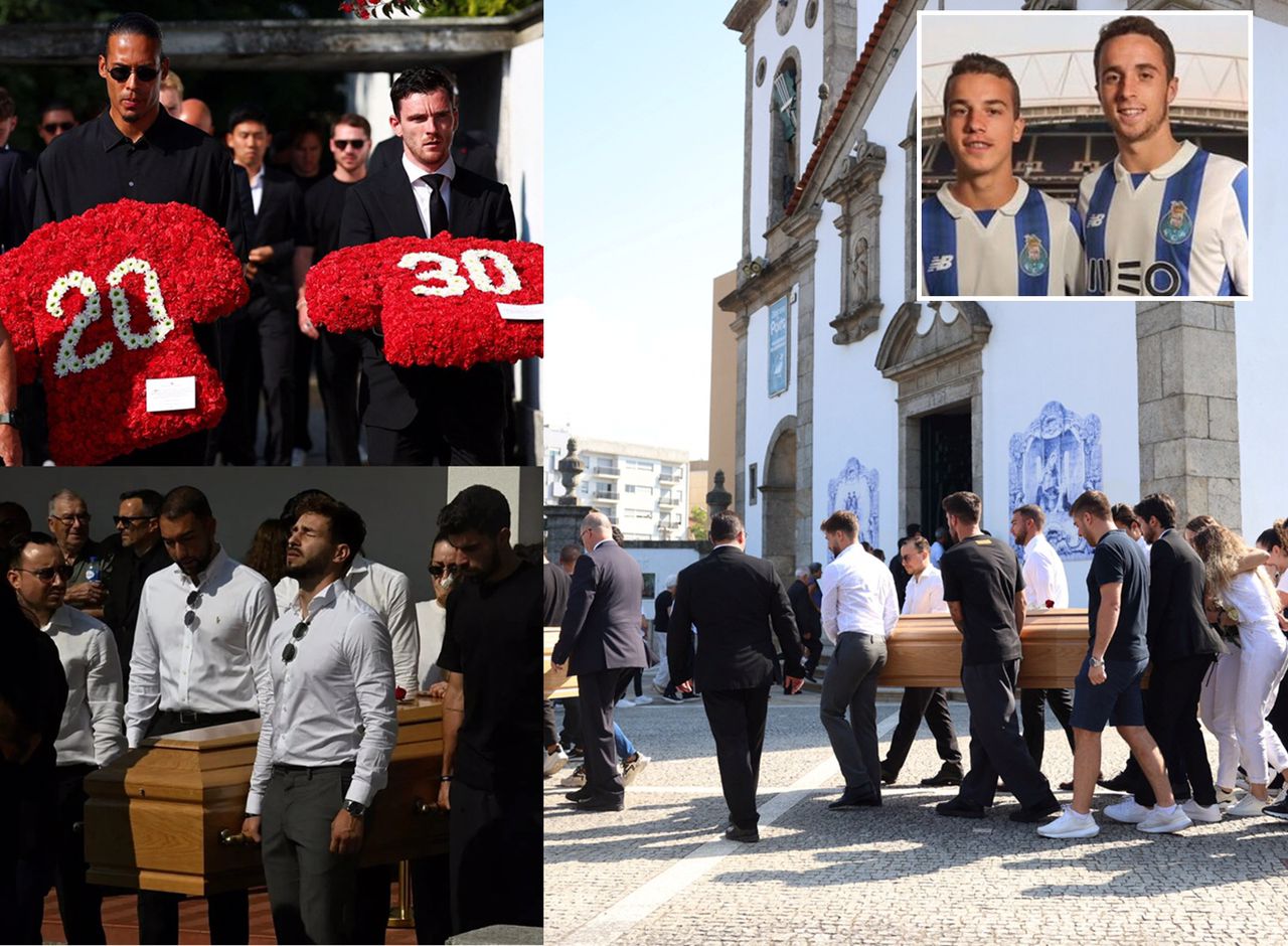 Tears, Tributes and Tragedy: Heartbreaking Photos Emerge from the Funeral of Diogo Jota and Brother André Silva