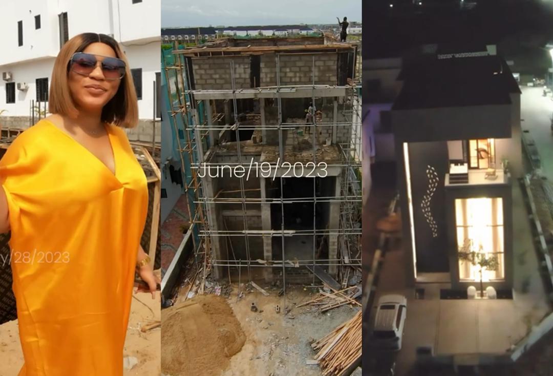 Businesswoman Adeola Diadem Finally Unveiled the Home She Built From Scratch