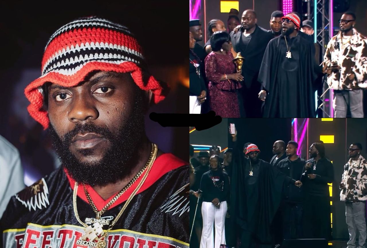 busterblog - Drama at the Headies: Odumodublvck Refuses to Leave Stage After His Speech Is Cut Short
