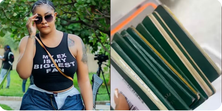“I’ve Seen the World” – Angela Okorie Flaunts Her Passport History, Throws Shade at New Jet-Setters