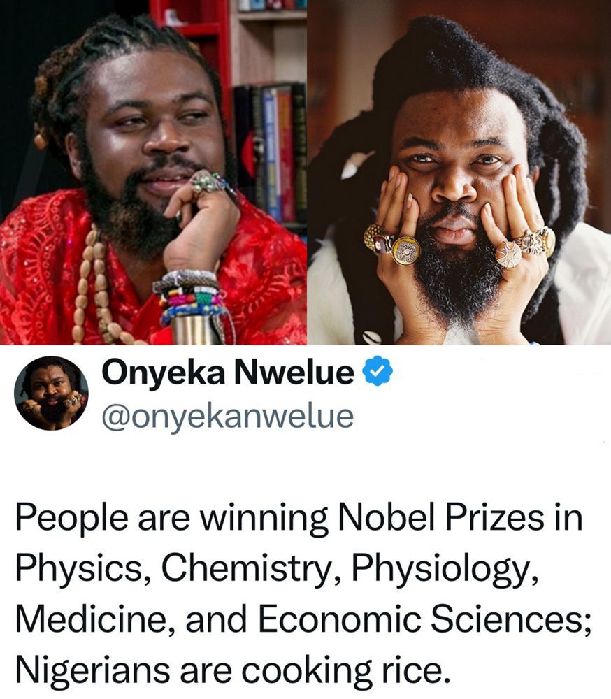busterblog - “People Are Winning Nobel Prizes While Nigerians Are Cooking Rice” – Onyeka Nwelue Sparks Outrage with Controversial Remark