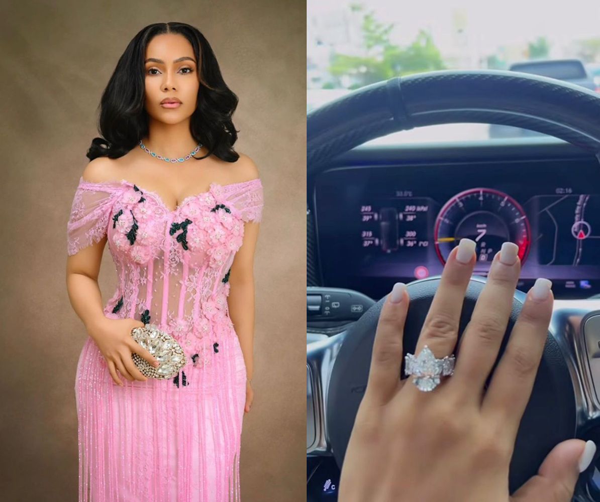 Ring Speculation: BBNaija Star Maria Sets Social Media Ablaze After Flashing Massive Diamond
