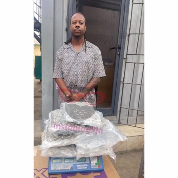 BREAKING: NDLEA Arrests Arokodare Damil Ebenezer, Owner of Damillionz Takeout, for Alleged Drug Importation