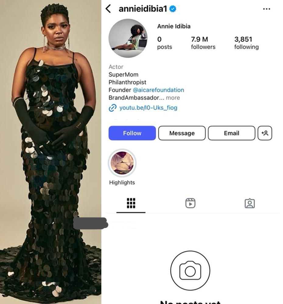 busterblog - Annie Idibia Deletes All Instagram Posts Following Separation from 2Baba
