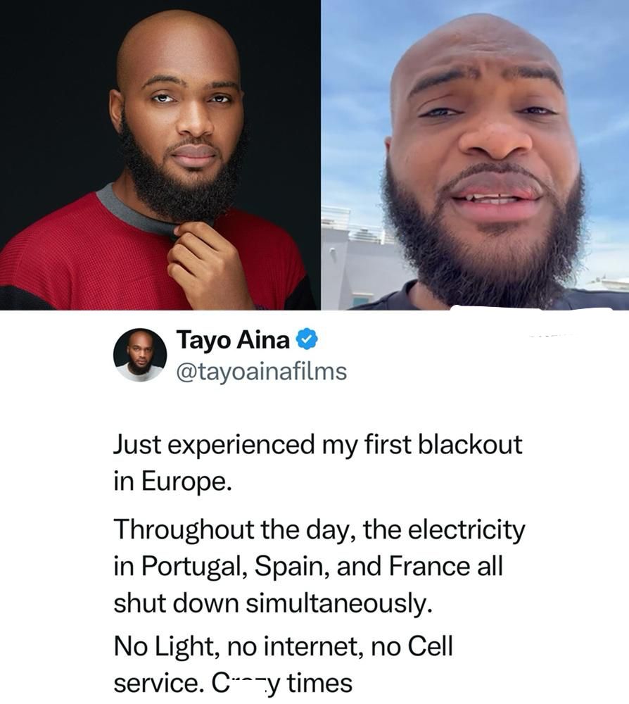 busterblog - Total Darkness: Nigerian YouTuber Tayo Aina Recounts Shocking First Blackout Experience in Europe