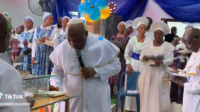 “Jonathan, Don’t Contest, You Will Not Win. Atiku, Don’t Let Jonathan Kill Your Vision.” — Primate Ayodele Delivers Fiery Prophecy Ahead of 2027 Elections