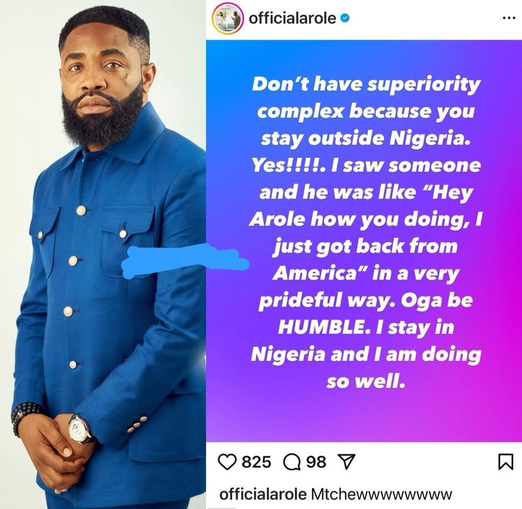 busterblog - Woli Arole Warns Nigerians Abroad: Living Outside Nigeria Is Not a Badge of Superiority