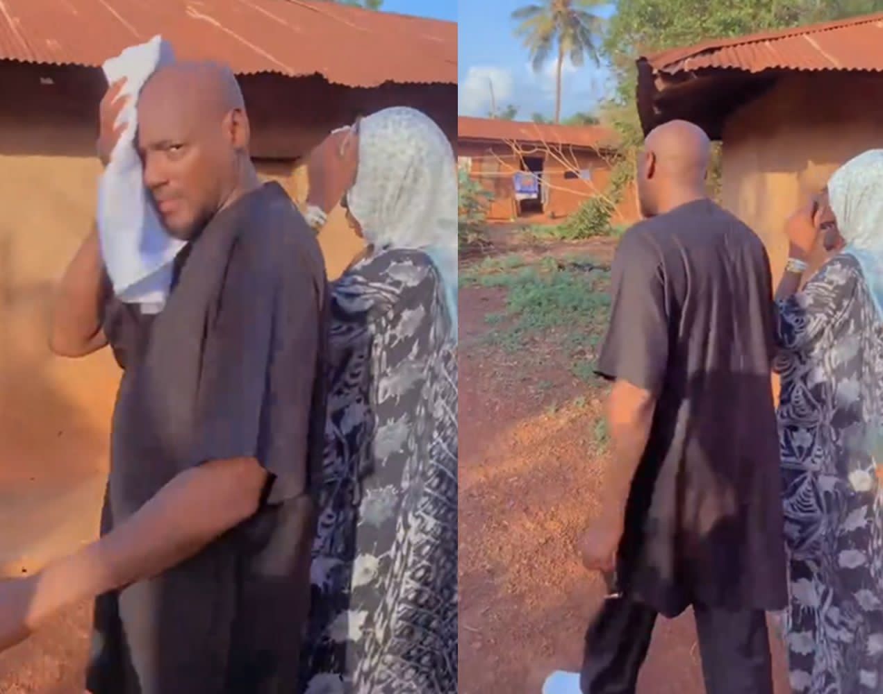 busterblog - Love in the Countryside: Man Stuns Internet After Spotting 2Baba and Fiancée Natasha in Quiet Rural Getaway