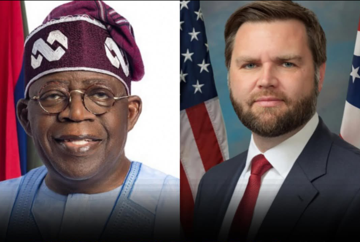 Tinubu Jets to U.S. to Meet Trump’s Vice President Amid Rising Diplomatic Tension Over Christian Killings Allegations