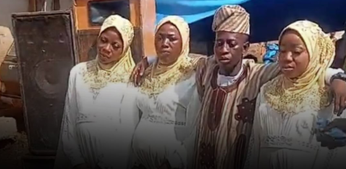 Love Multiplied: Ilorin Man Sparks Nationwide Debate After Marrying Three Women in One Day