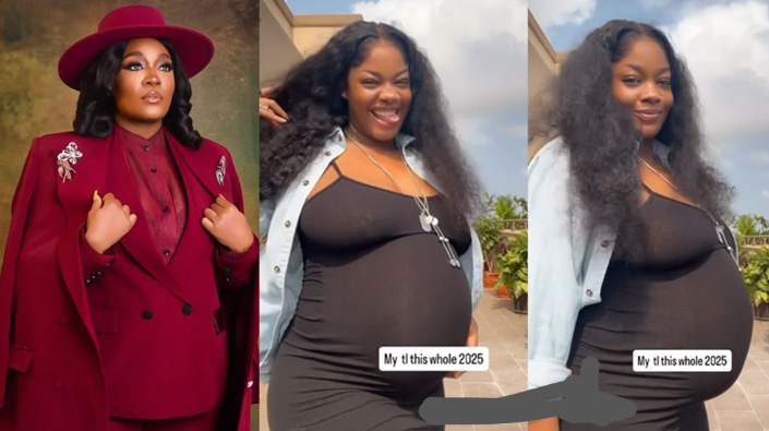 busterblog - Lucy Edet Breaks the Internet as BBNaija Star Proudly Flaunts Baby Bump in Stunning Reveal