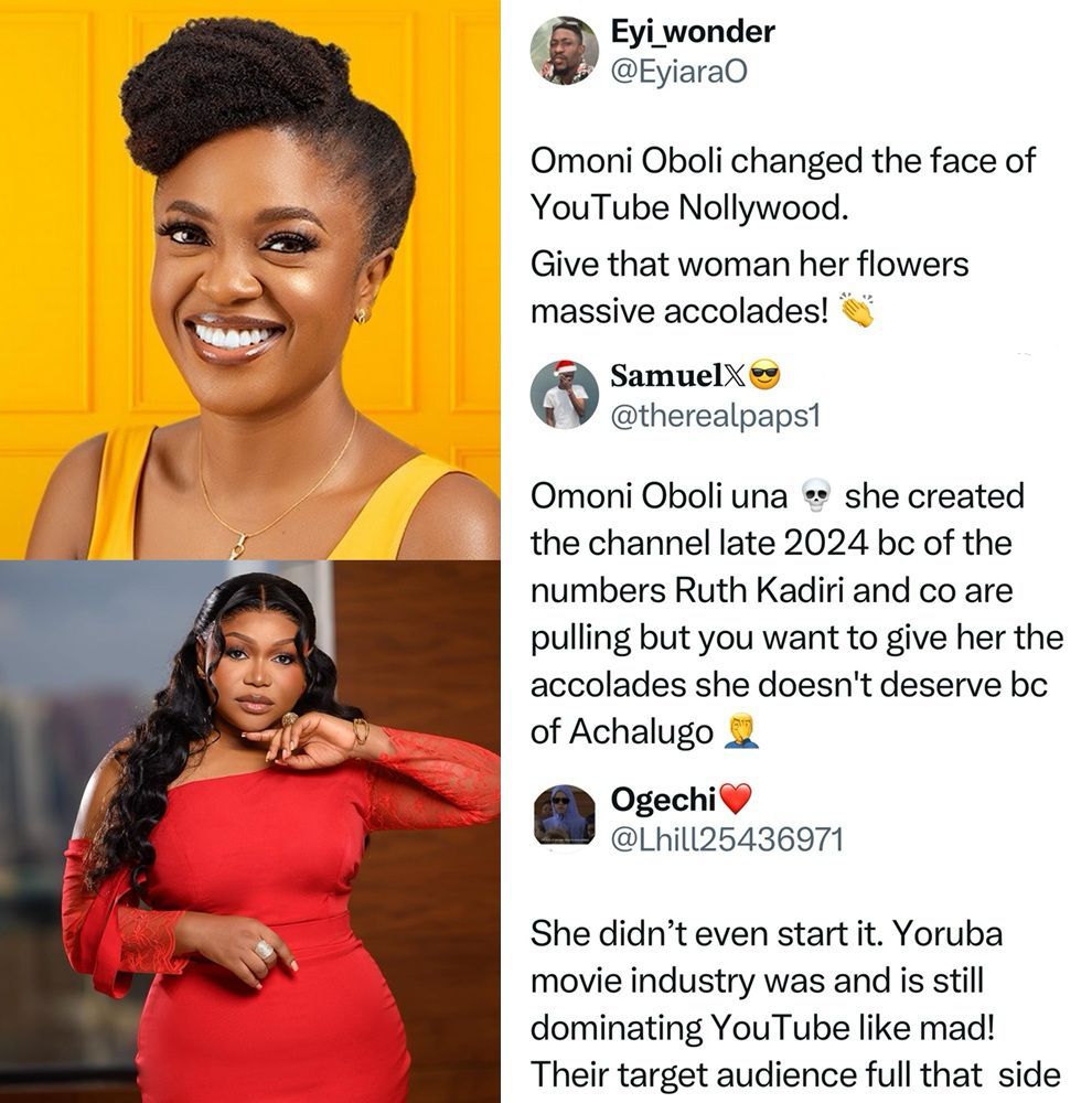 busterblog - “Give That Woman Her Flowers!”: Social Media Erupts as Fans Debate Omoni Oboli’s Role in YouTube Nollywood Revolution