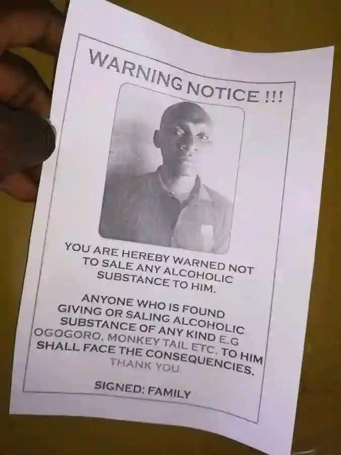 “Don’t Sell Him Alcohol”: Family’s Public Warning Over Boniface Sparks Debate, Concern, and Community Responsibility