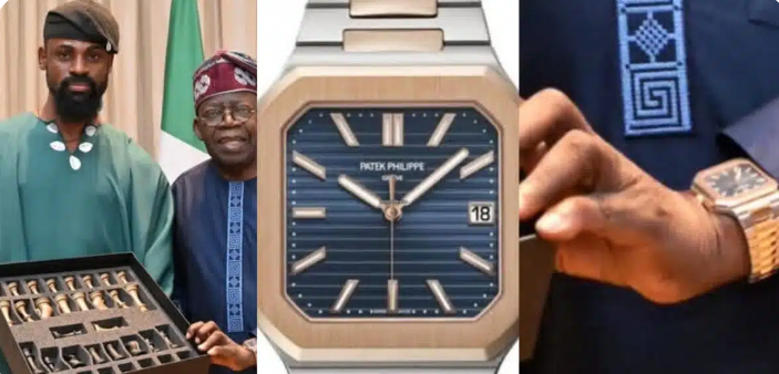 ₦94 Million on the Wrist: Tinubu’s Patek Watch Ignites Firestorm Amid National Hardship