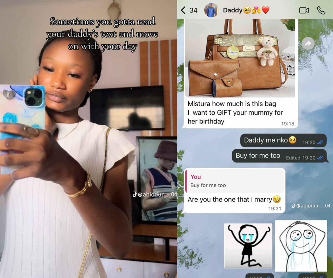 “Are You the One I Married?” Dad’s Savage Reply to Daughter’s Gift Request Sparks Online Laughter