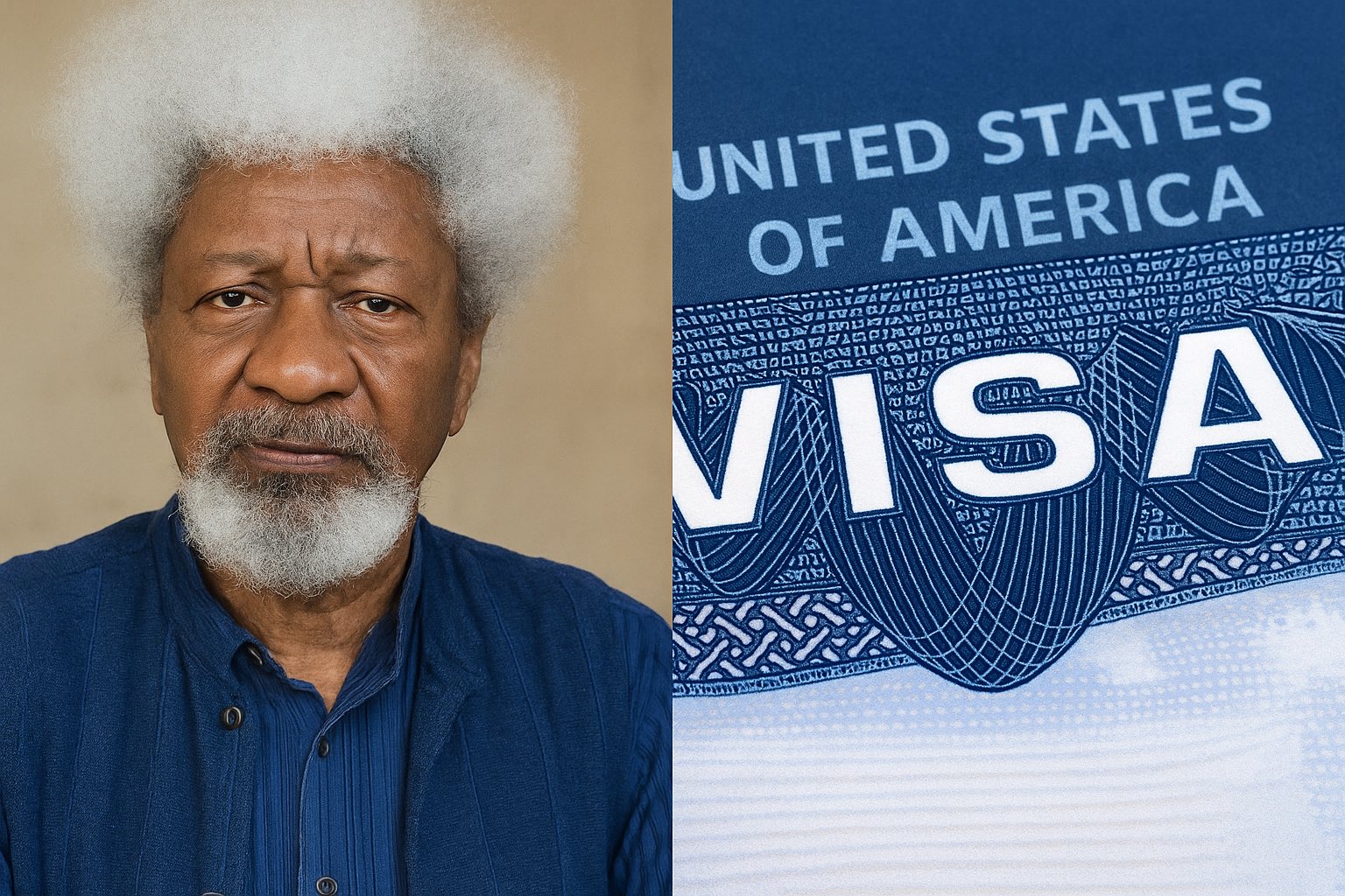 busterblog - Wole Soyinka claims US visa revocation after criticizing Donald Trump, calls it “a permanent ban”
