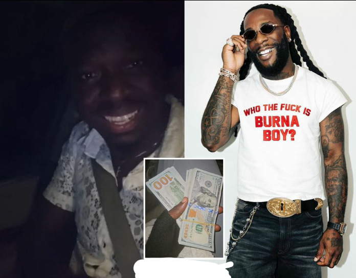 “What Do You Want From Me?” — Akpororo’s Hilarious Reaction After Burna Boy Surprises Him With $15,000 Gift Sparks Online Frenzy