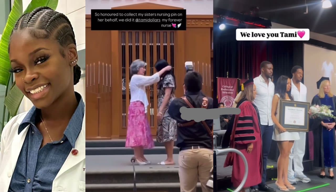Tears in the Auditorium: Sister of Slain British-Nigerian Nurse Receives Her Graduation Award in Heart-Wrenching Moment