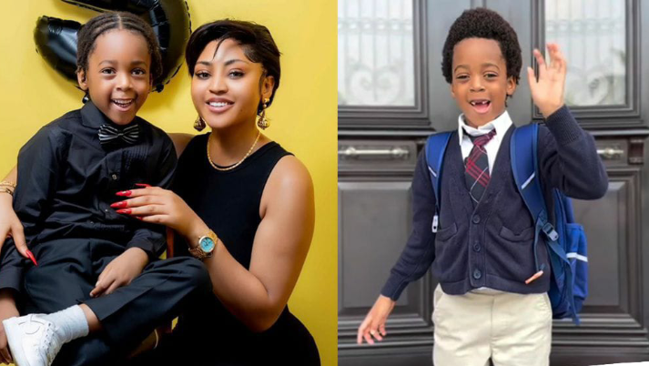 “I Will Watch and Pray Over You From Afar” — Regina Daniels’ Emotional Message to Son Munir Melts Hearts Online