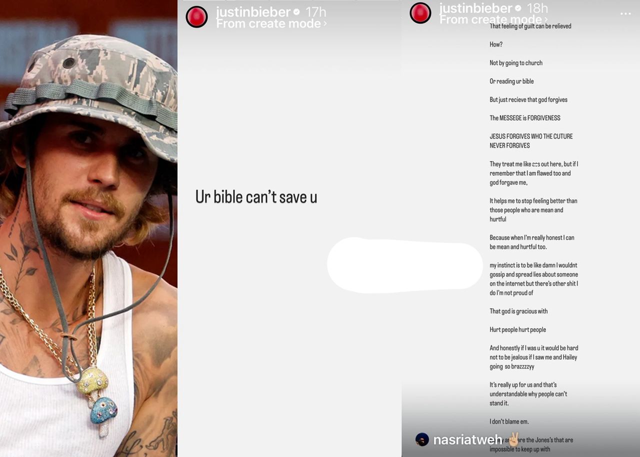 busterblog - Justin Bieber’s Powerful Message on Forgiveness: “Your Bible Can’t Save You”