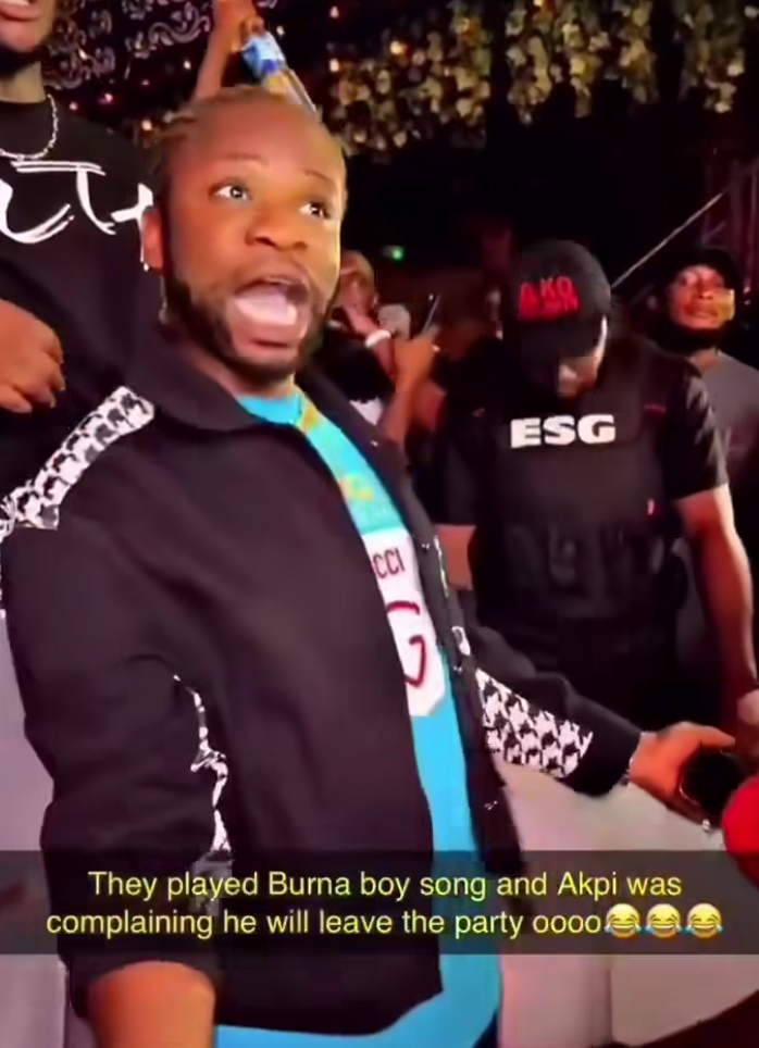 busterblog - Drama Unfolds: Speed Darlington Threatens Walkout Over Burna Boy’s Song in Viral Nightclub Scene