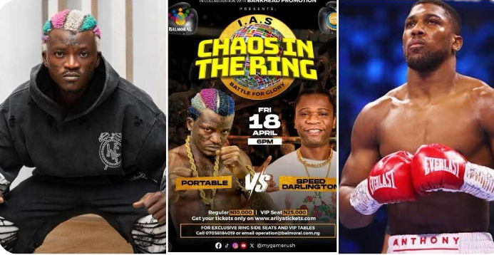 busterblog - “I’m Bigger Than Darlington” – Portable Shuns Rapper, Demands N100M Showdown with Anthony Joshua