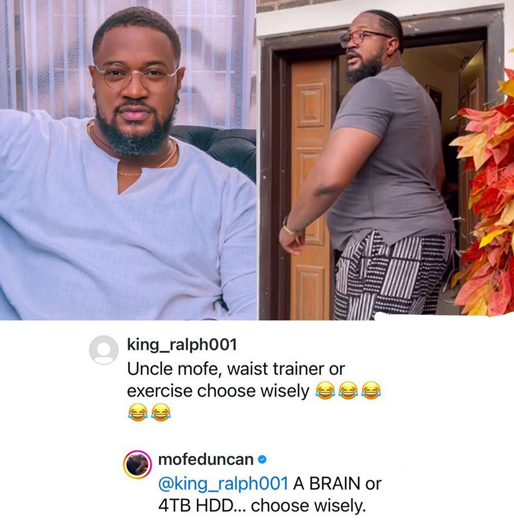 Mofe Duncan Claps Back at Follower Over Appearance in New Video