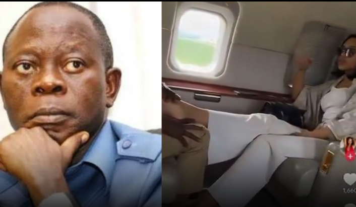 Private Jet Drama: Viral Video of Senator Oshiomhole and South African Model Sparks Online Frenzy
