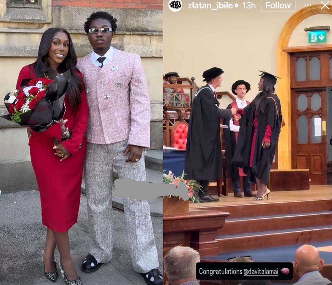 busterblog - “She Did It!” — Zlatan Ibile Celebrates Partner Davita as She Bags Degree from the Prestigious University of Birmingham