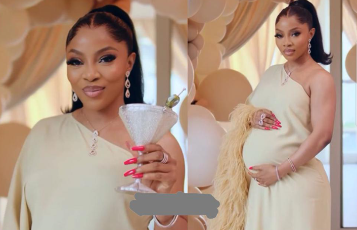 “Blessed Beyond Measure and Showered with Love” – Toke Makinwa’s Baby Shower Lights Up Social Media as She Shares Emotional Video