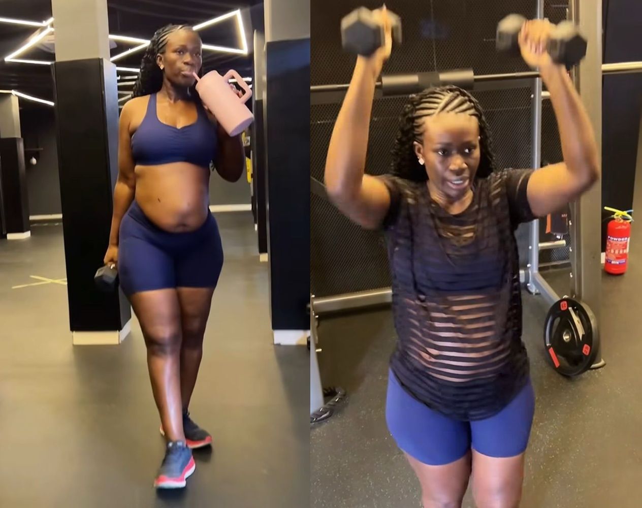 Real Warri Pikin Silences Surrogacy Rumors with Bold Baby Bump Reveal at the Gym
