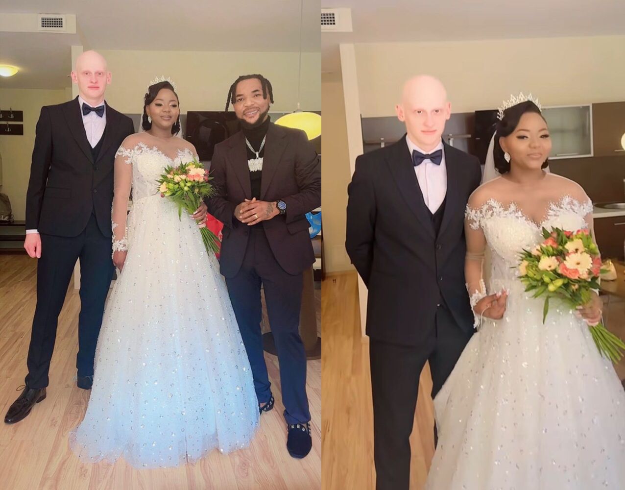 busterblog - A Father’s Joy Beyond Borders: Oritsefemi Beams with Pride as Daughter Ties the Knot in Lithuania’s Dreamy Elegance