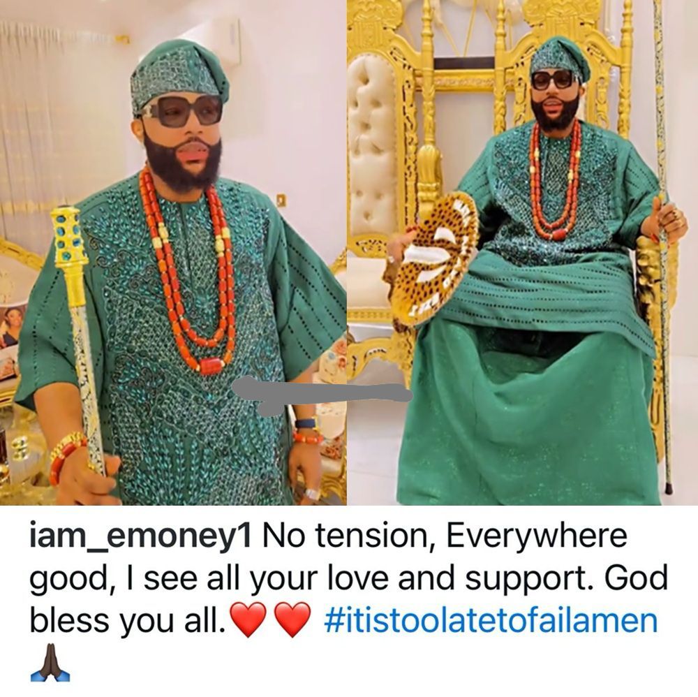 “No Tension, Everywhere Good” – E-Money Speaks Out After EFCC Interrogation and Release