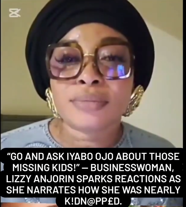 busterblog - Storm of Accusations: Lizzy Anjorin Sparks Outrage as She Claims Iyabo Ojo Knows More About Missing Children and Kidnap Attempts