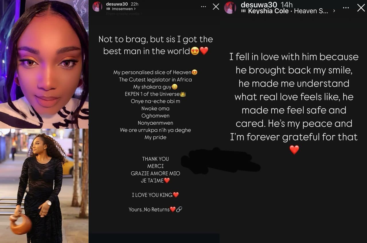 busterblog - Sonia Ighalo Celebrates New Love, Declares Him "Best Man in the World"