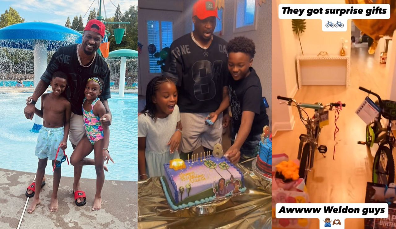 busterblog - Peter Okoye Stuns His Twin Niece and Nephew with Magical Birthday Surprise