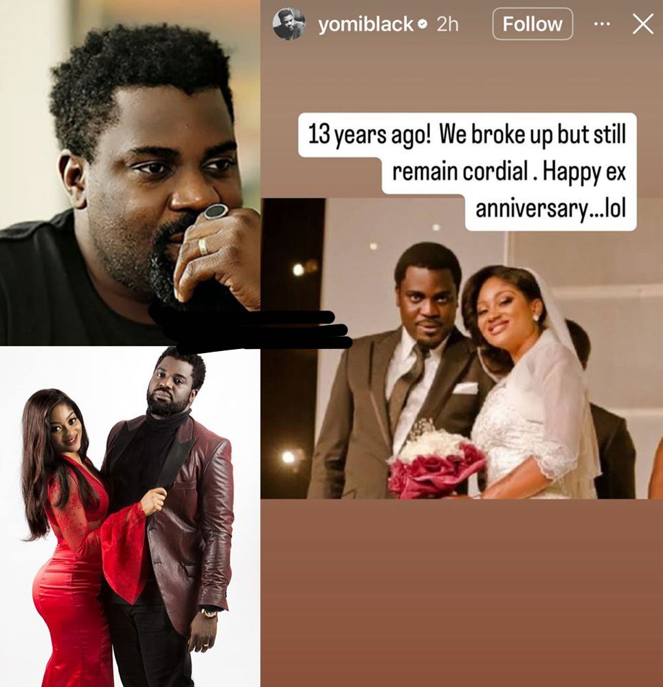 busterblog - "We Broke Up But Still Remain Cordial" – Yomi Black Celebrates 13th Anniversary with Ex-Wife Elizabeth, Proving Love Isn't Always About Staying Together