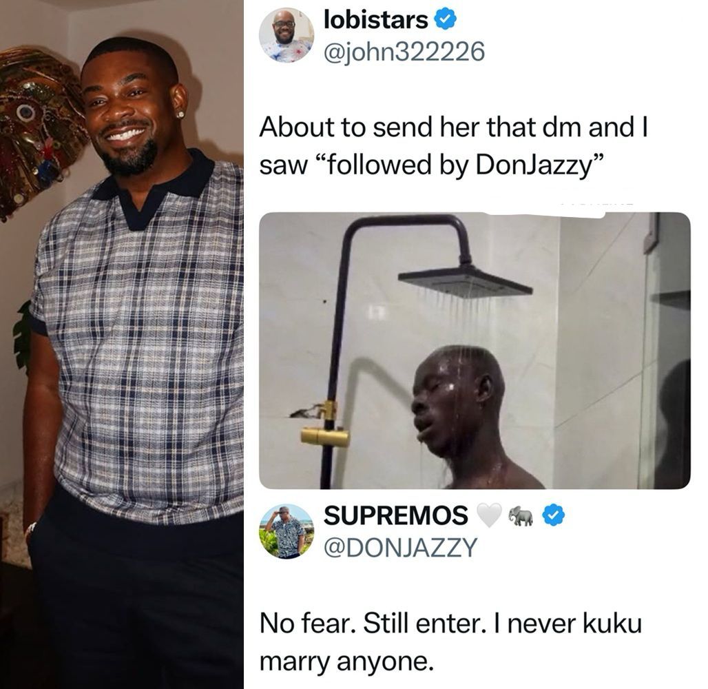 busterblog - ‘No Fear, Still Enter’: Don Jazzy Sparks Online Frenzy with Hilarious Response to Fan’s DM Dilemma