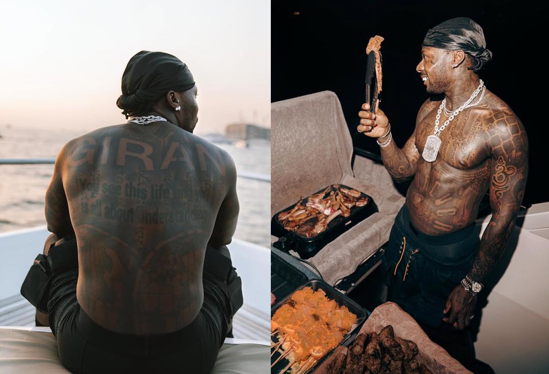 busterblog - Asake Unveils Stunning Full-Body Tattoos in Daring New Photos