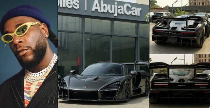 busterblog - Burna Boy’s Billionaire Flex: N3.5 Billion McLaren Senna Touches Down in Nigeria