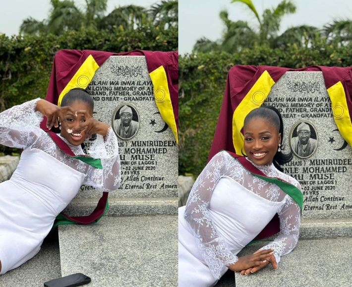 “You Did It, Daddy”: UNILAG Graduate Moves Crowd to Tears as She Honours Her Late Father on Convocation Day